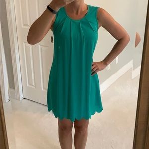 Speckless green dress